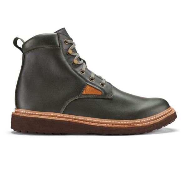 Olukai Men's Kilakila Leather Boots - Nori