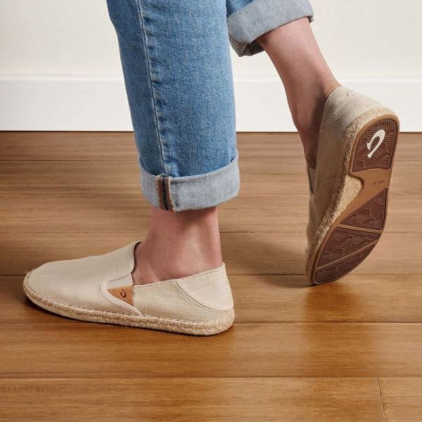 Olukai Women's Kaula Pa'a Kapa Espadrilles - Tapa