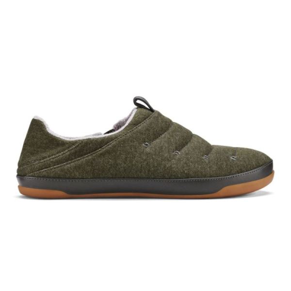 Olukai Men's Mahana Heathered Jersey Slippers - Nori