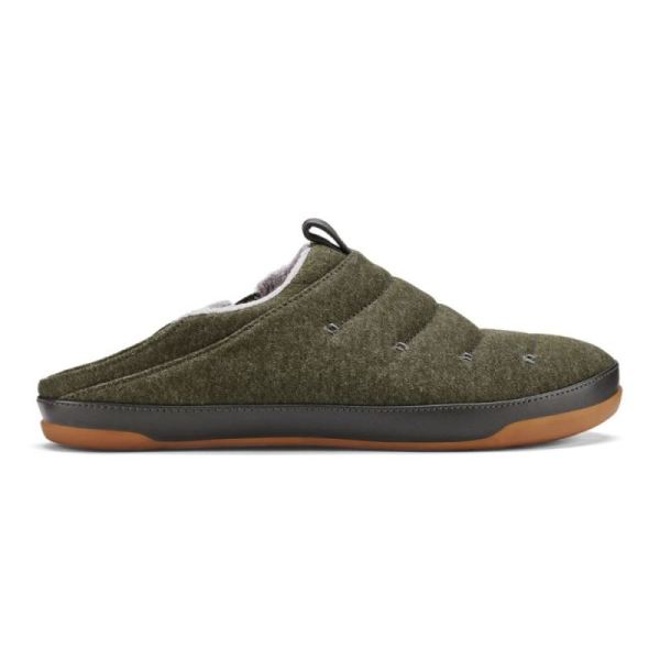 Olukai Men's Mahana Heathered Jersey Slippers - Nori