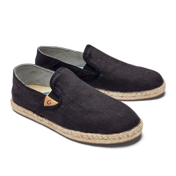 Olukai Women's Kaula Pa'a Kapa Espadrilles - Lava Rock