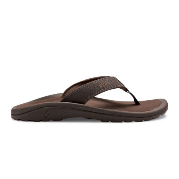 Olukai Men's Ohana Beach Sandals - Dark Java / Ray