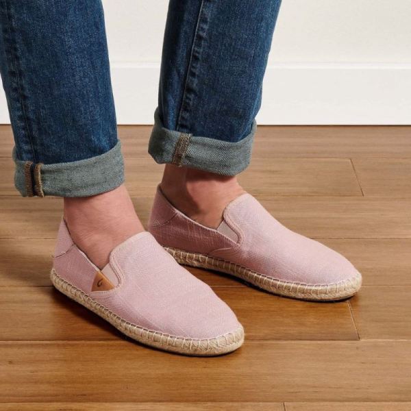 Olukai Women's Kaula Pa'a Kapa Espadrilles - Rose Sea Salt