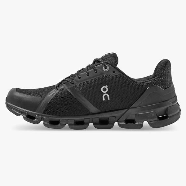 On Cloud Shoes Women's Cloudflyer Waterproof-Black | Lunar