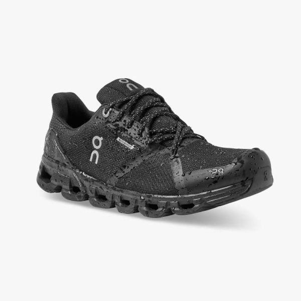 On Cloud Shoes Women's Cloudflyer Waterproof-Black | Lunar