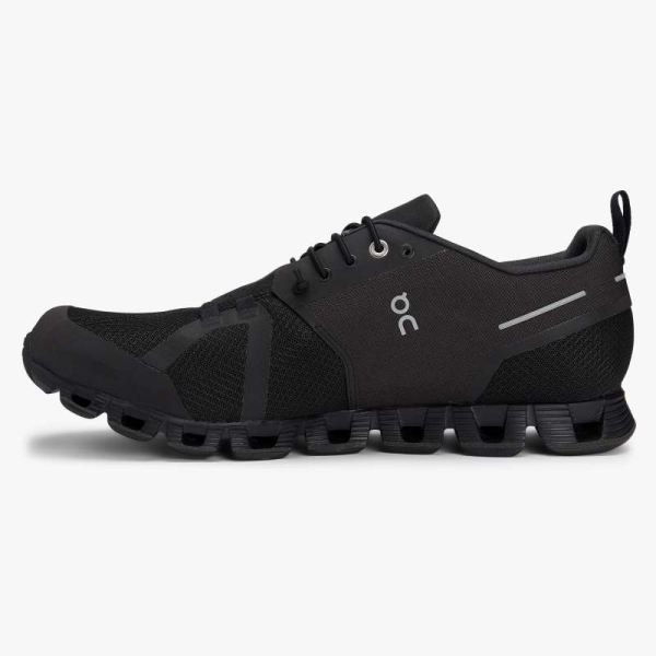 On Cloud Shoes Men's Cloud Waterproof-Black | Lunar