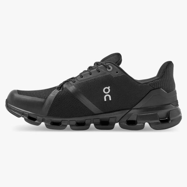 On Cloud Shoes Men's Cloudflyer Waterproof-Black | Lunar