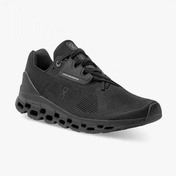 On Cloud Shoes Women's Cloudstratus-Black