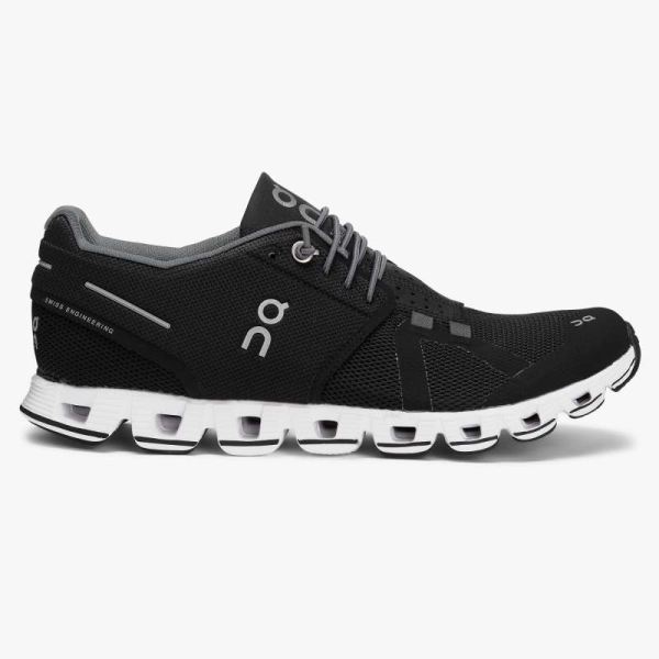 On Cloud Shoes Women's Cloud-Black | White