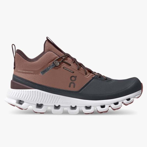 On Cloud Shoes Women's Cloud Hi Waterproof-Cocoa | Pebble