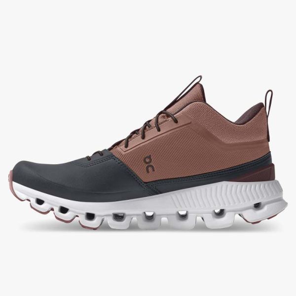 On Cloud Shoes Women's Cloud Hi Waterproof-Cocoa | Pebble