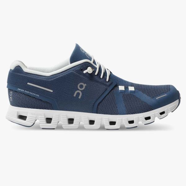 On Cloud Shoes Women's Cloud 5-Denim | White