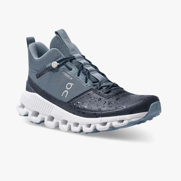 On Cloud Shoes Women's Cloud Hi Waterproof-Dust | Navy