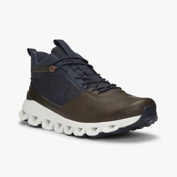 On Cloud Shoes Men's Cloud Hi-Ink | Brown