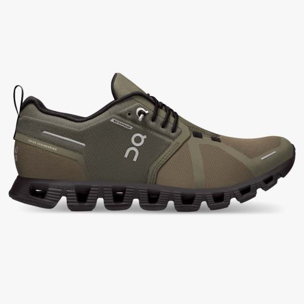 On Cloud Shoes Men's Cloud 5 Waterproof-Olive | Black