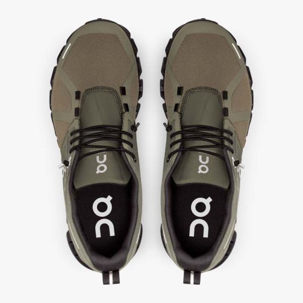 On Cloud Shoes Men's Cloud 5 Waterproof-Olive | Black