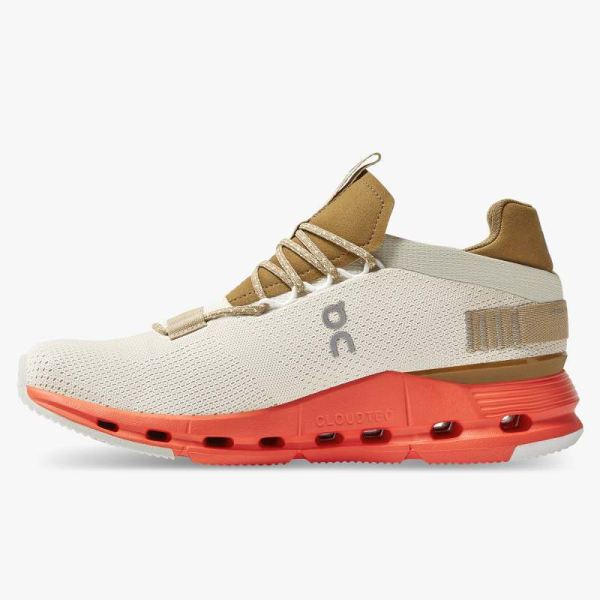 On Cloud Shoes Men's Cloudnova-Pearl | Flame