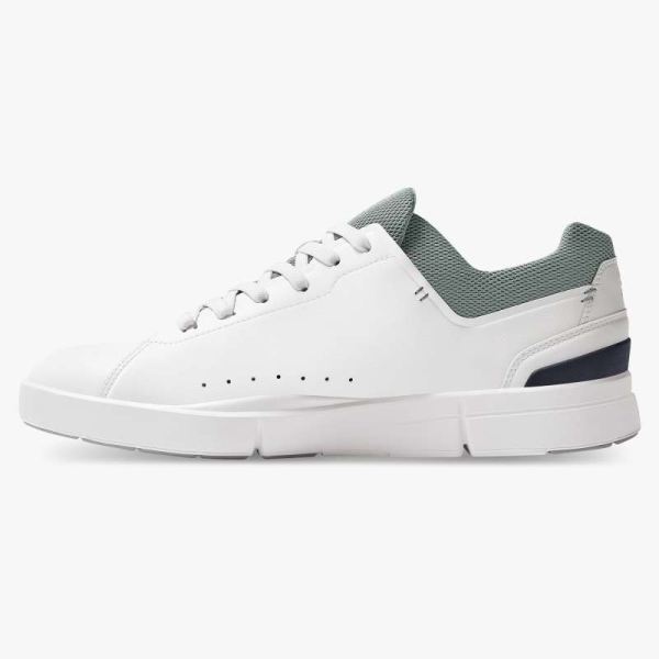 On Cloud Shoes Men's THE ROGER Advantage-White | Eucalyptus