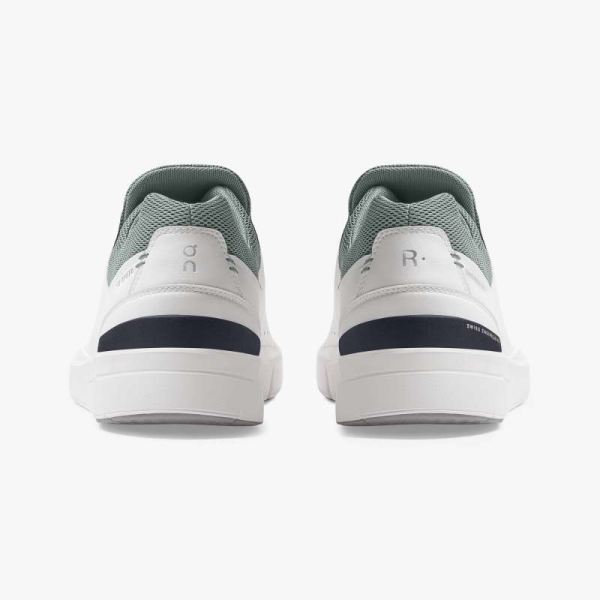 On Cloud Shoes Men's THE ROGER Advantage-White | Eucalyptus