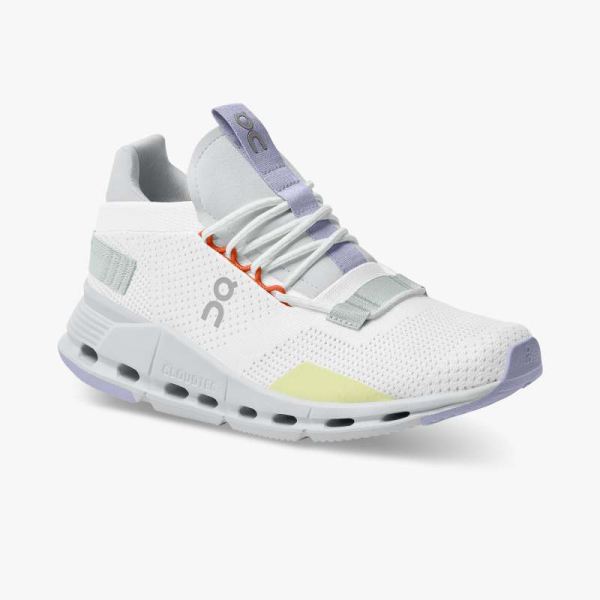 On Cloud Shoes Women's Cloudnova-White | Glacier