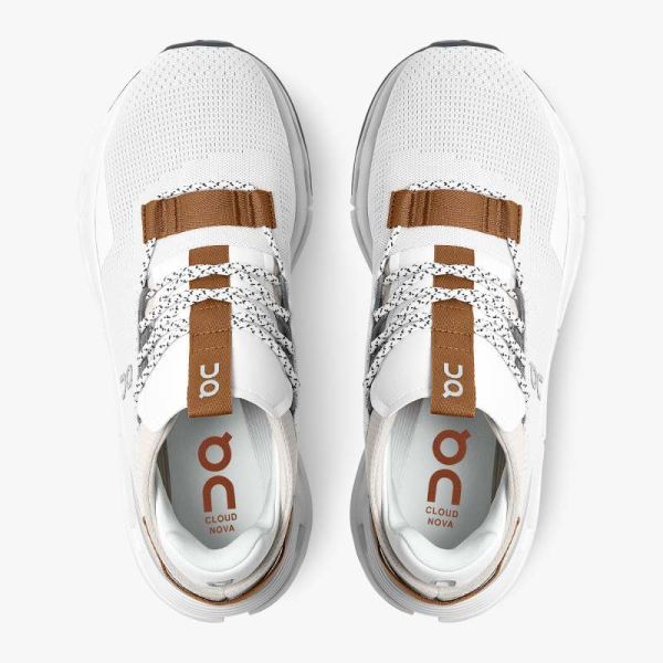 On Cloud Shoes Men's Cloudnova-White | Pearl