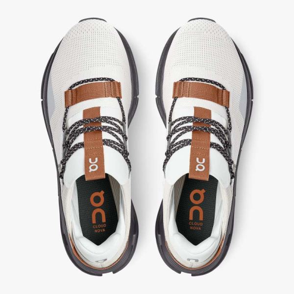 On Cloud Shoes Men's Cloudnova-White | Pecan