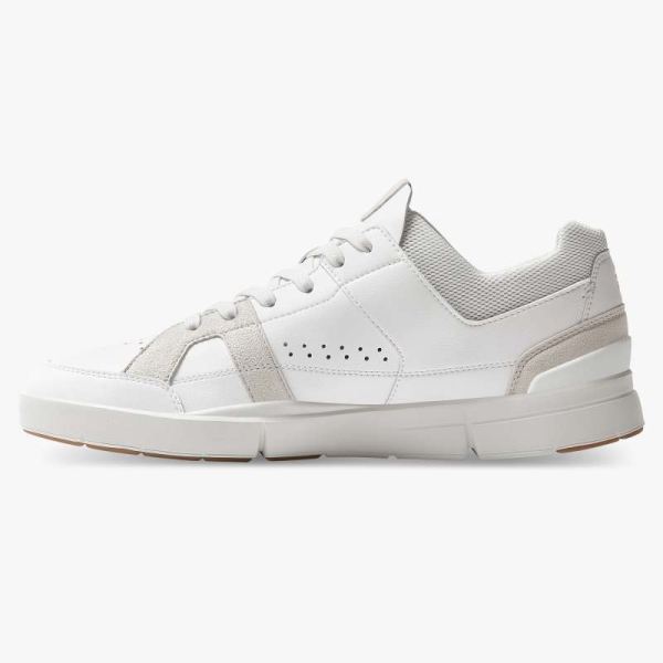 On Cloud Shoes Men's THE ROGER Clubhouse-White | Sand