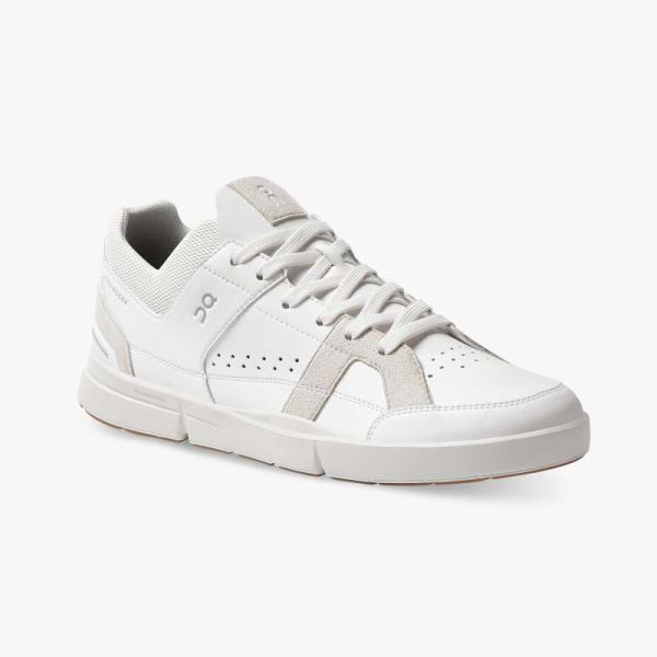 On Cloud Shoes Men's THE ROGER Clubhouse-White | Sand
