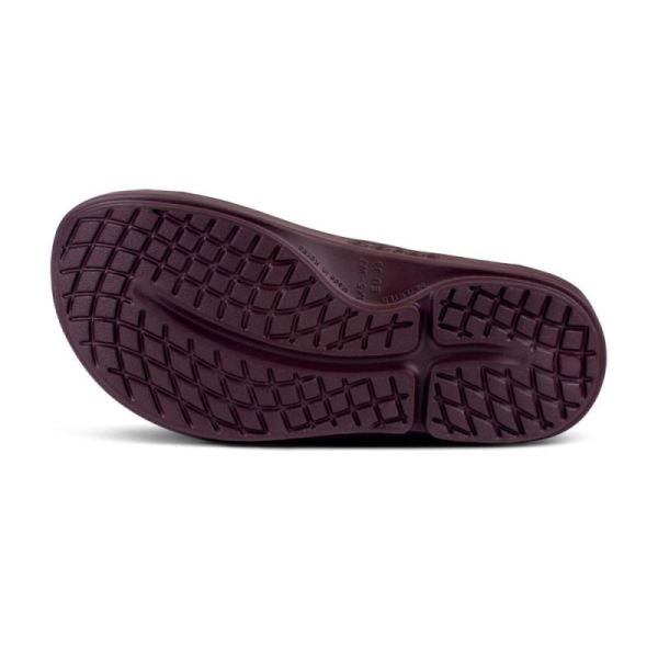 Oofos Men's OOahh Slide Sandal - Cabernet