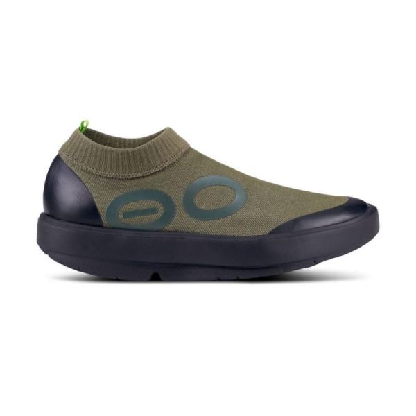 Oofos Men's OOmg eeZee Mid Shoe - Black & Green