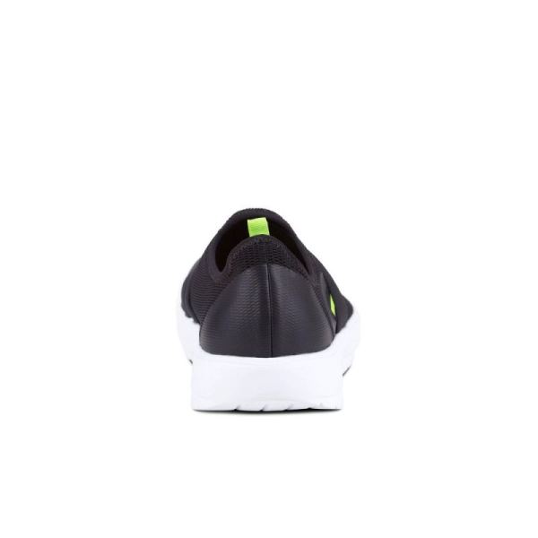 Oofos Men's OOmg Low Shoe - White & Black