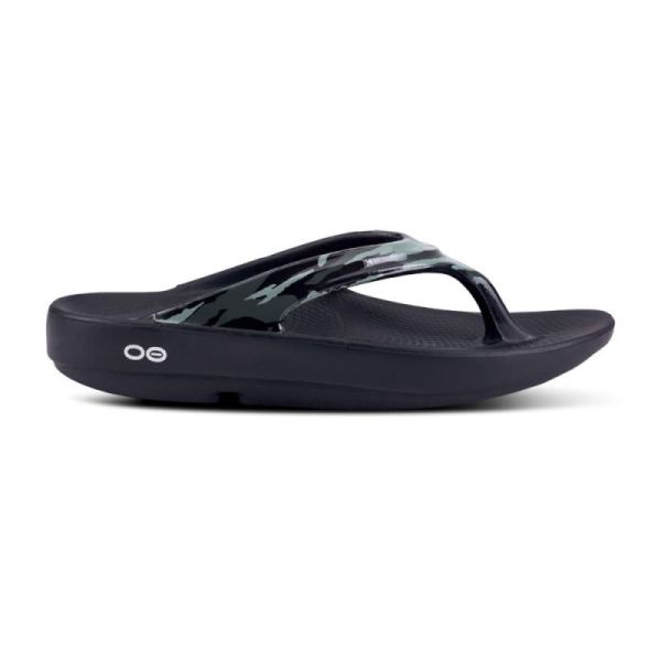 Oofos Women's OOlala Limited Sandal - Green Camo
