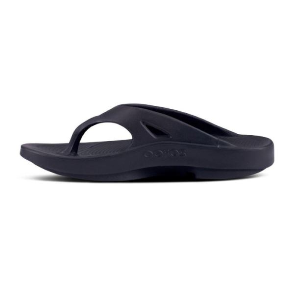 Oofos Men's OOriginal Sport Sandal - Matte Black