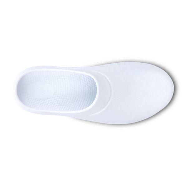 Oofos Women's OOcloog Clog - White