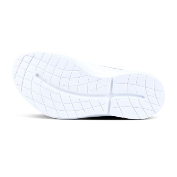 Oofos Men's OOmg eeZee Low Shoe - White Gray