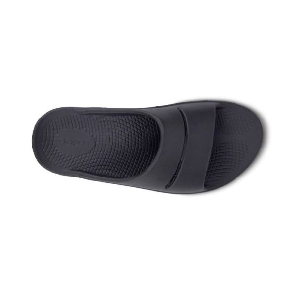 Oofos Men's OOahh Slide Sandal - Black