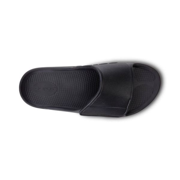 Oofos Men's OOahh Sport Flex Sandal - Matte Black