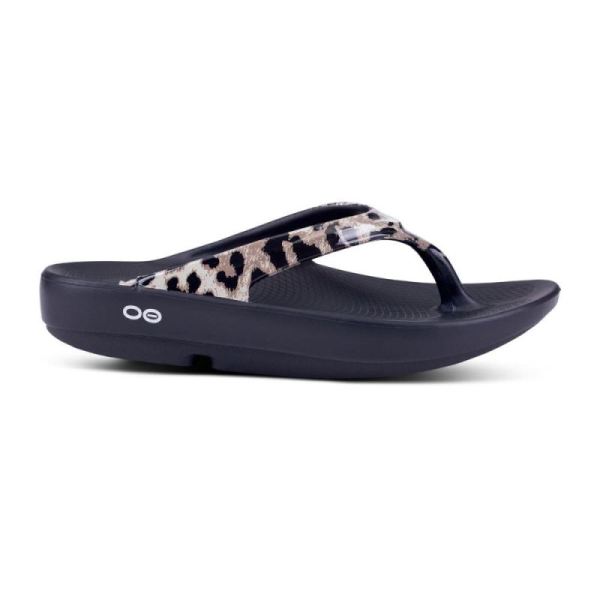 Oofos Women's OOlala Limited Sandal - Cheetah