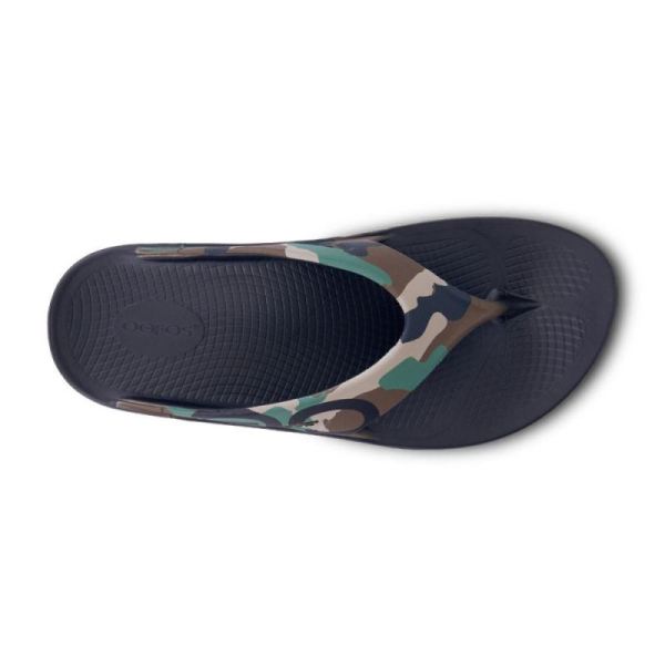 Oofos Men's OOriginal Sport Sandal - Woodland Camo