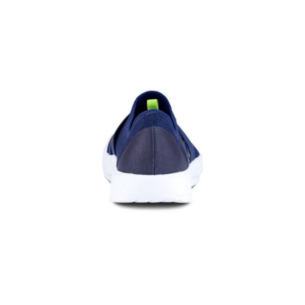 Oofos Men's OOmg Low Shoe - White & Navy