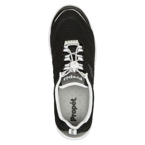 Propet-Women's TravelWalker II-Black Mesh