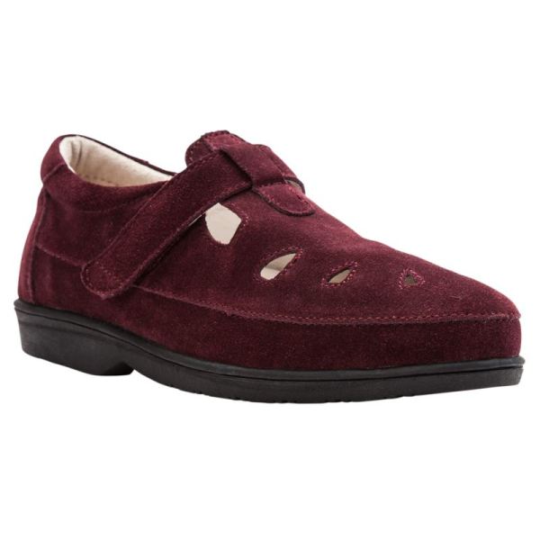 Propet-Women's Ladybug-Wine Suede