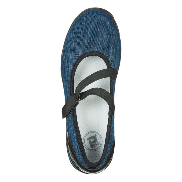 Propet-Women's TravelActiv Mary Jane-Black/Navy Heather