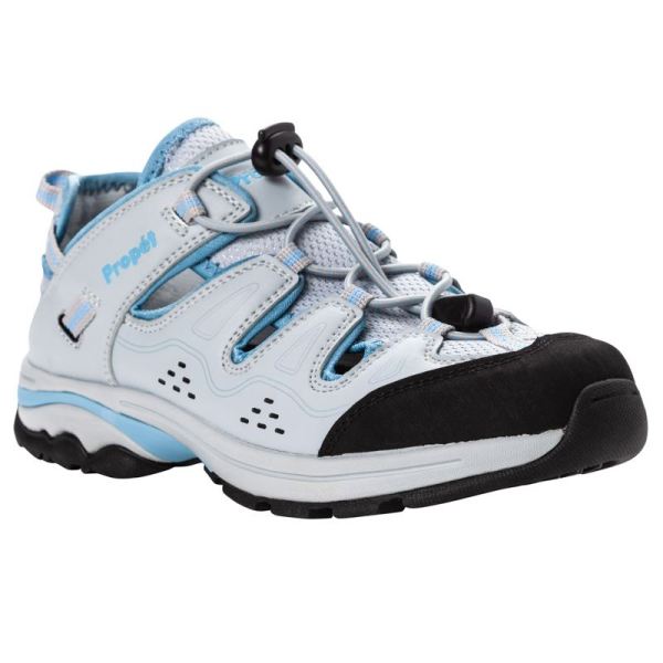 Propet-Women's Piper-Lt Grey/Lt Blue