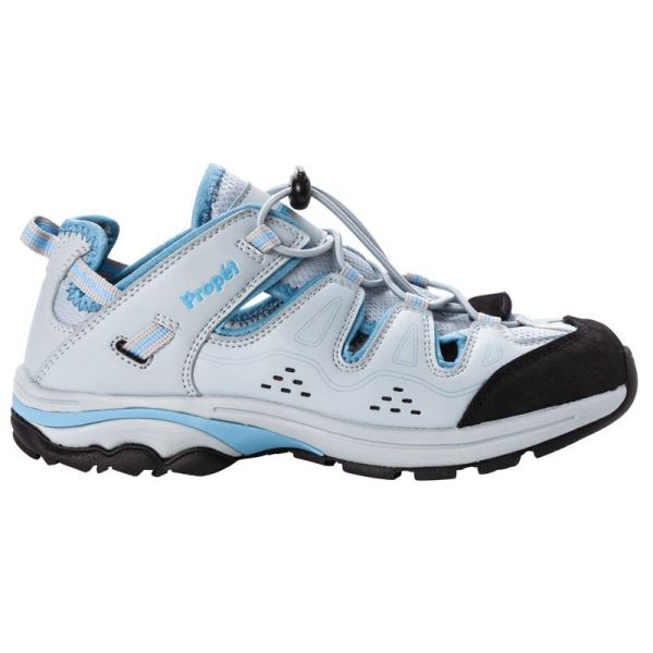 Propet-Women's Piper-Lt Grey/Lt Blue