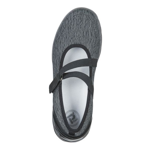 Propet-Women's TravelActiv Mary Jane-Black/Grey Heather