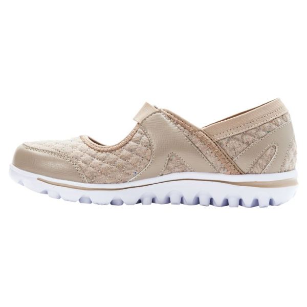 Propet-Women's Onalee-Beige Quilt