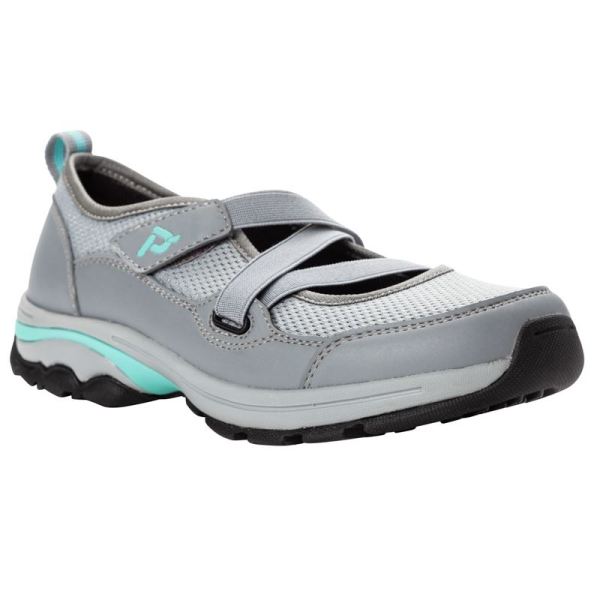 Propet-Women's Poppy-Grey/Mint