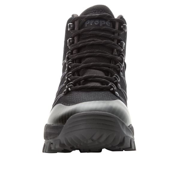 Propet-Men's Traverse-Black/Dk Grey