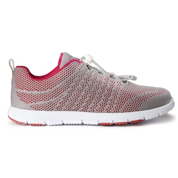 Propet-Women's TravelWalker EVO-Grey/Crimson